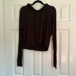 Hollister Long Sleeve Shirt with Hood, size Large